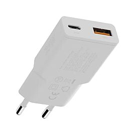 PRISE 220V GO2 SLIMLINE 25W USB-C / USB-A