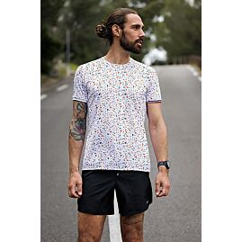 TEE-SHIRT TERRAZZO BLANC