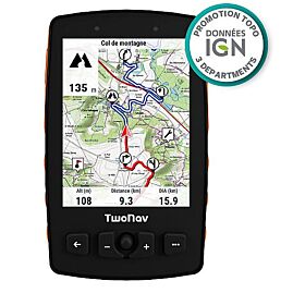 GPS TWONAV AVENTURA 2 PLUS ORANGE + 3 DEPARTEMENTS