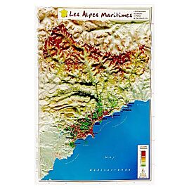 GEORELIEF D06 ALPES MARITIMES 31X21