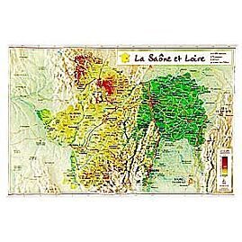 GEORELIEF D71 SAONE ET LOIRE 21X31