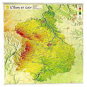 GEORELIEF D28 EURE ET LOIR 31X31