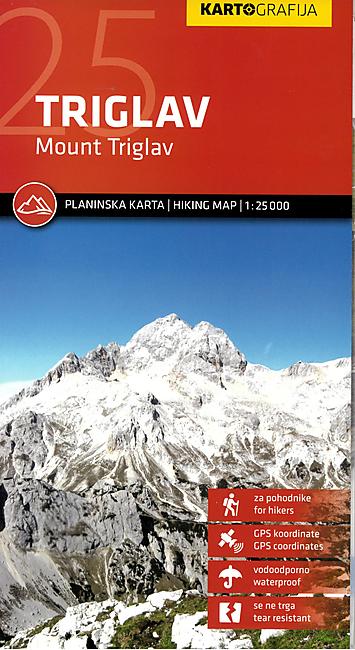 TRIGLAV MOUNT TRIGLAV 1 25 000
